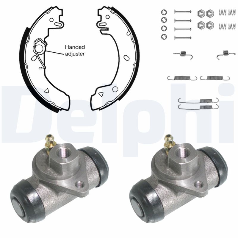 DELPHI KP817 Kit ganasce freno-Kit ganasce freno-Ricambi Euro