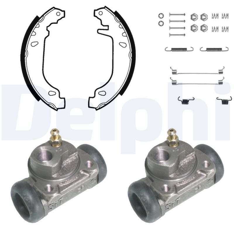 DELPHI KP827 Kit ganasce freno-Kit ganasce freno-Ricambi Euro