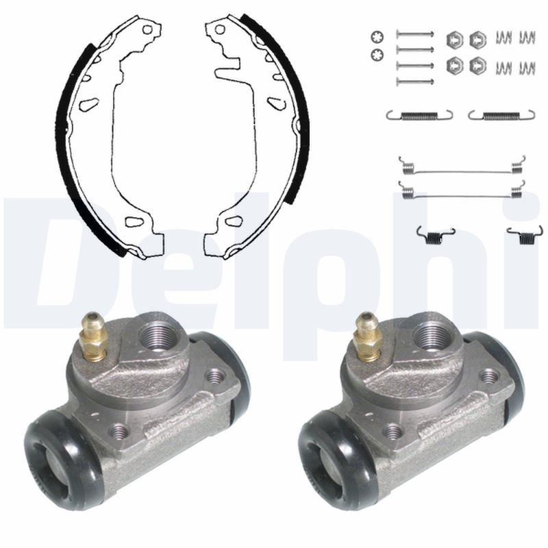 DELPHI KP830 Kit ganasce freno-Kit ganasce freno-Ricambi Euro