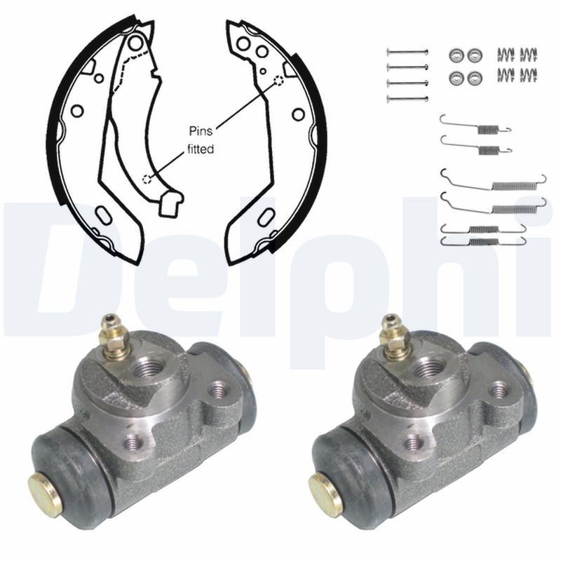 DELPHI KP833 Kit ganasce freno-Kit ganasce freno-Ricambi Euro