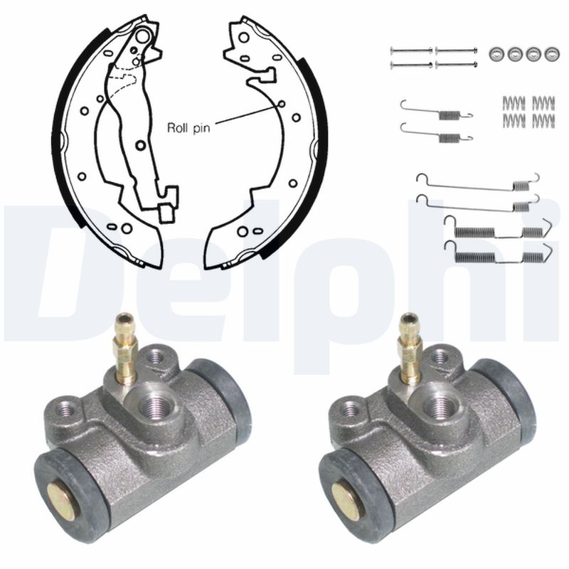 DELPHI KP836 Kit ganasce freno