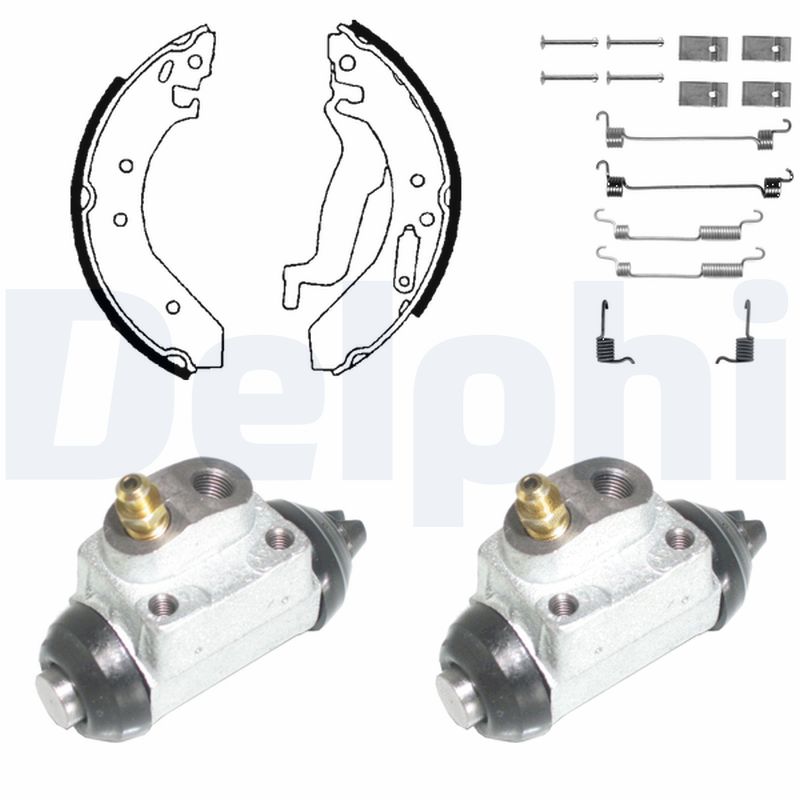 DELPHI KP858 Kit ganasce freno-Kit ganasce freno-Ricambi Euro