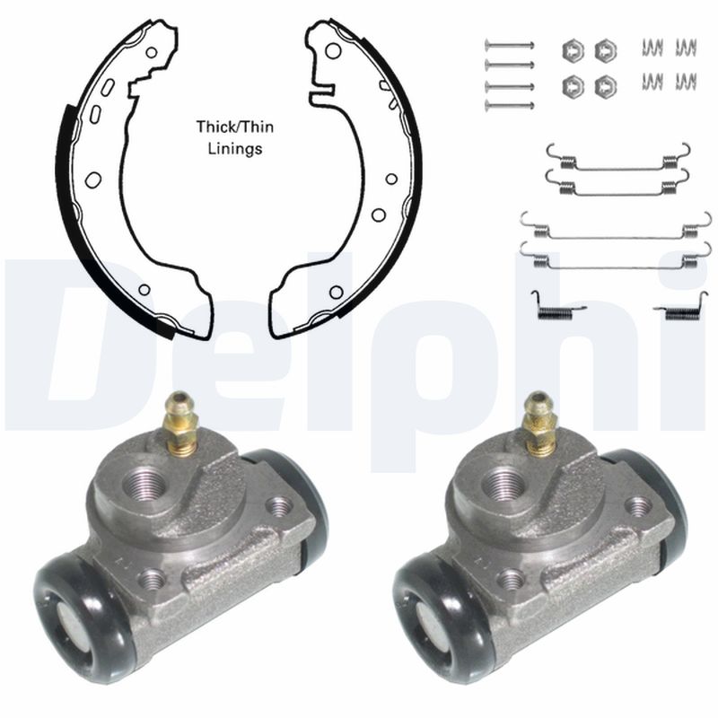 DELPHI KP860 Kit ganasce freno-Kit ganasce freno-Ricambi Euro