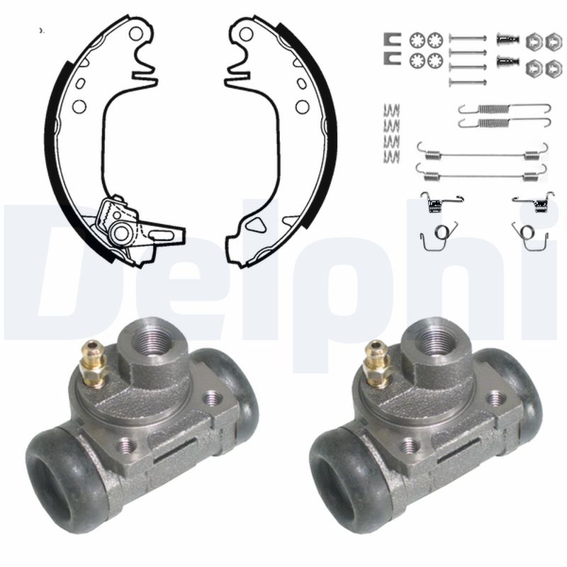 DELPHI KP868 Kit ganasce freno-Kit ganasce freno-Ricambi Euro