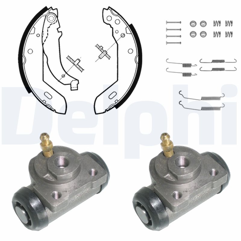 DELPHI KP871 Kit ganasce freno-Kit ganasce freno-Ricambi Euro