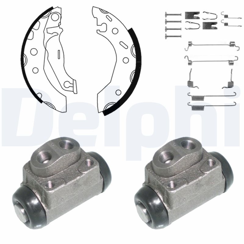 DELPHI KP897 Kit ganasce freno-Kit ganasce freno-Ricambi Euro