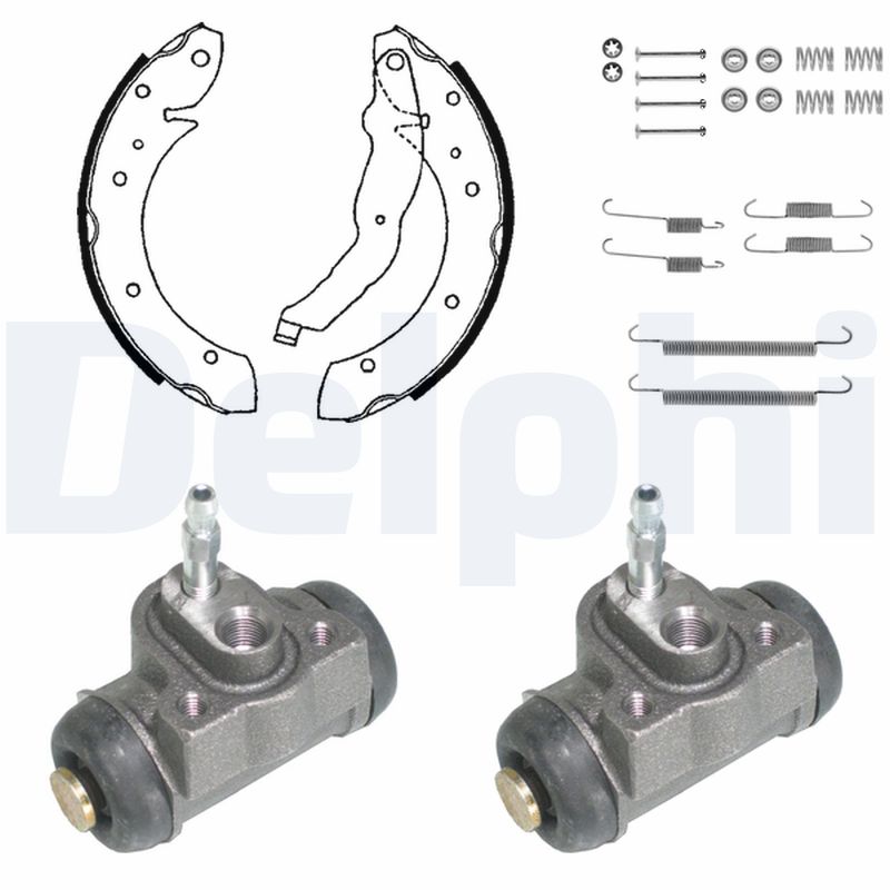 DELPHI KP910 Kit ganasce freno-Kit ganasce freno-Ricambi Euro