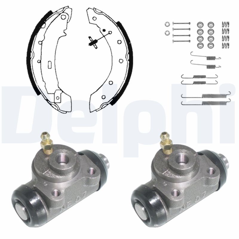 DELPHI KP918 Kit ganasce freno-Kit ganasce freno-Ricambi Euro