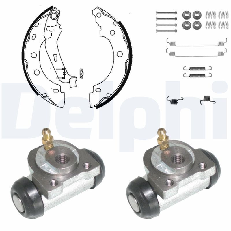 DELPHI KP931 Kit ganasce freno