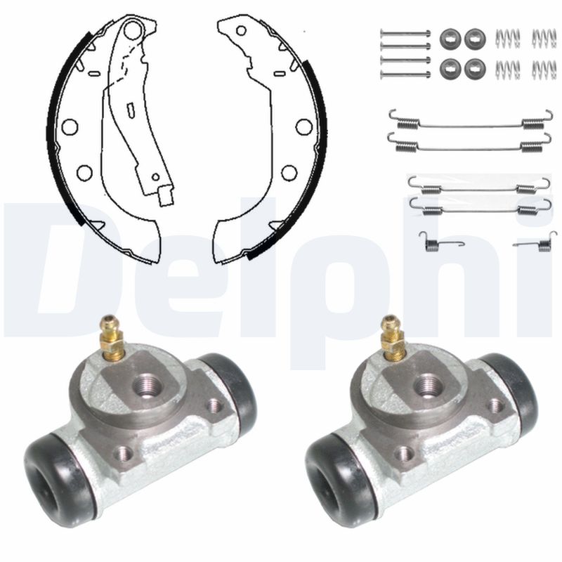 DELPHI KP934 Kit ganasce freno-Kit ganasce freno-Ricambi Euro