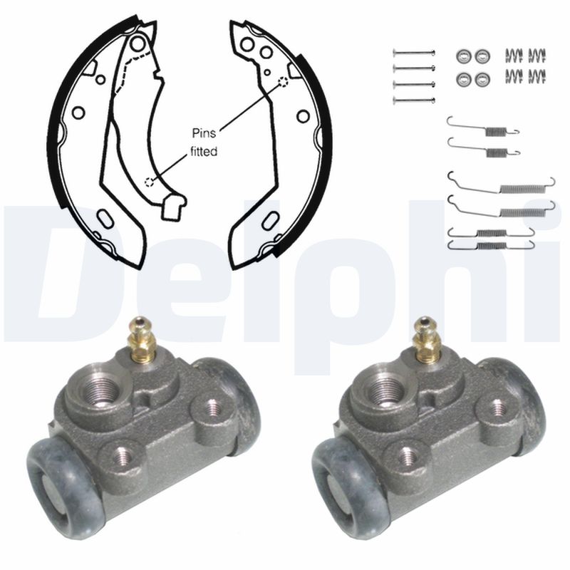 DELPHI KP963 Kit ganasce freno