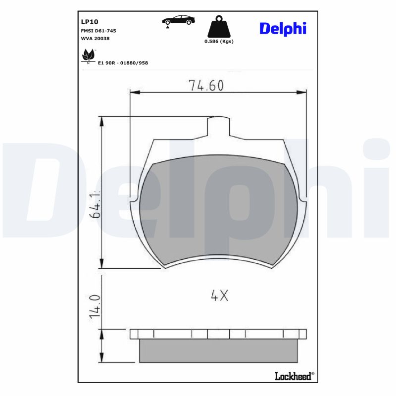 Brake Pad Set, disc brake 2