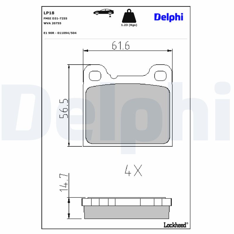 Brake Pad Set, disc brake 2