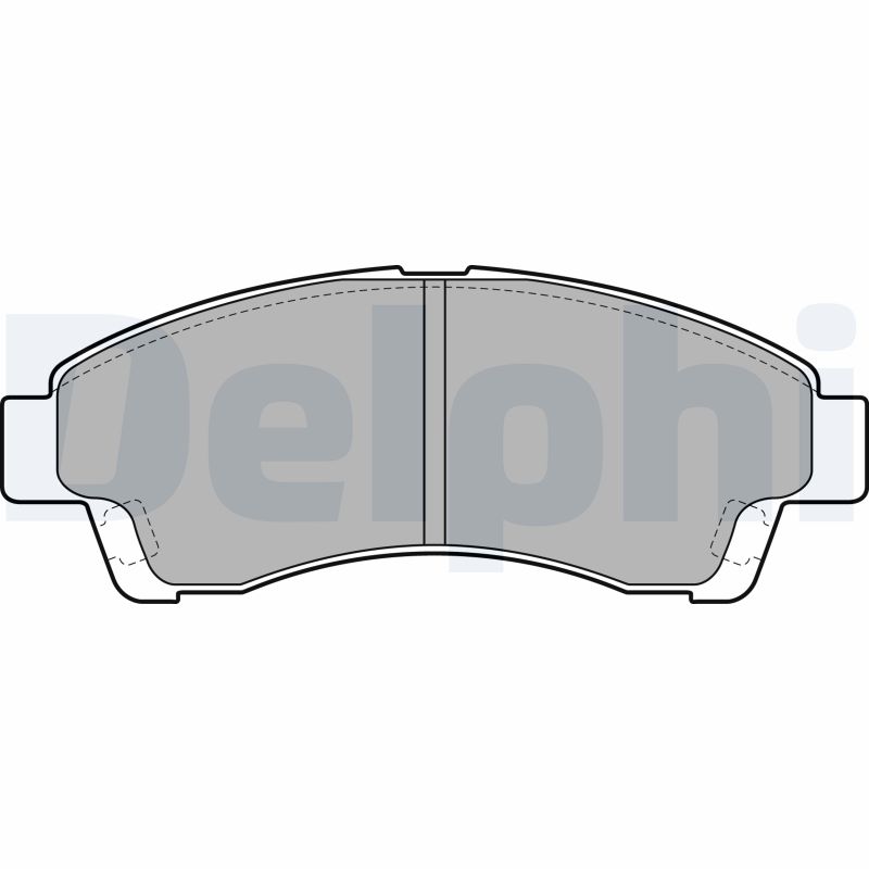 DELPHI LP1937 Kit pastiglie freno, Freno a disco