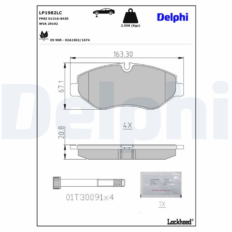 Brake Pad Set, disc brake
