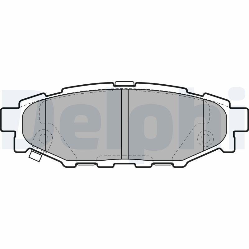 DELPHI LP1999 Kit pastiglie freno, Freno a disco