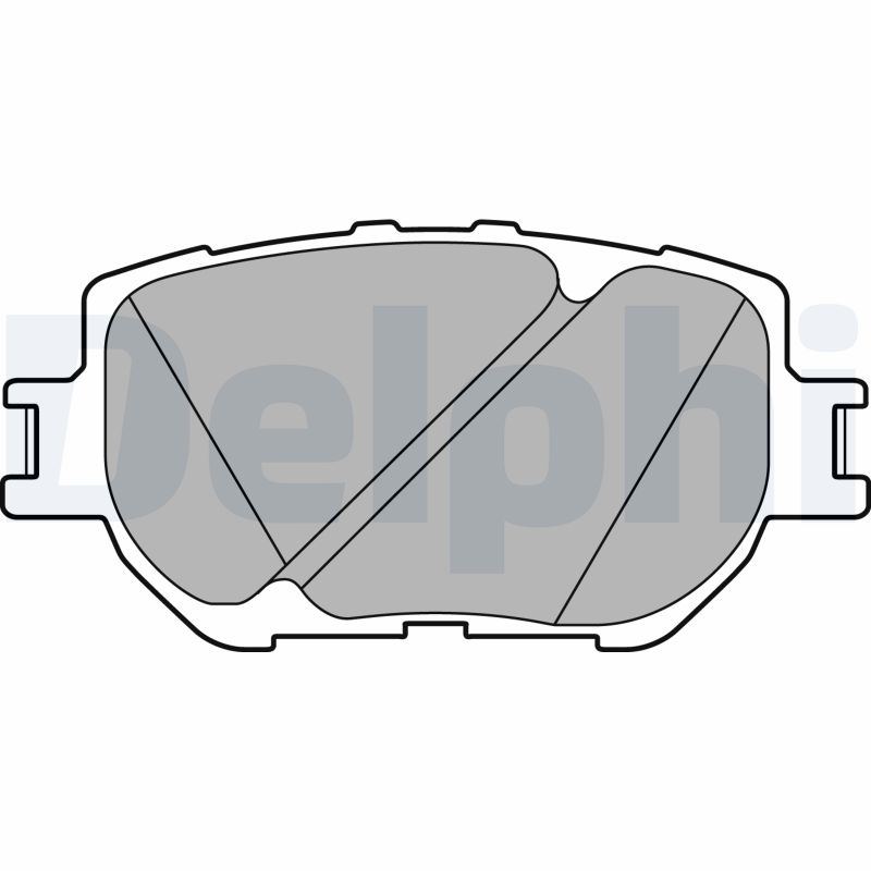 DELPHI LP2699 Kit pastiglie freno, Freno a disco