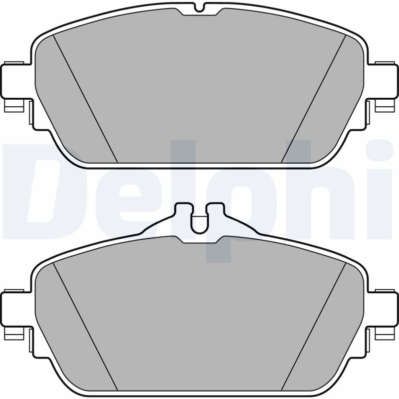 DELPHI LP2764 Kit pastiglie freno, Freno a disco-Kit pastiglie freno, Freno a disco-Ricambi Euro