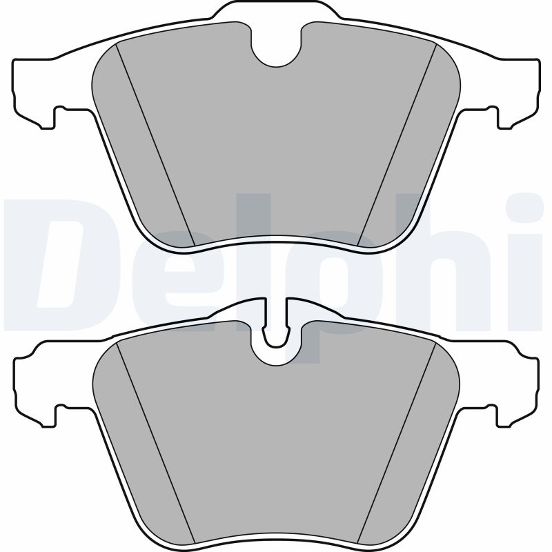 DELPHI LP2766 Kit pastiglie freno, Freno a disco