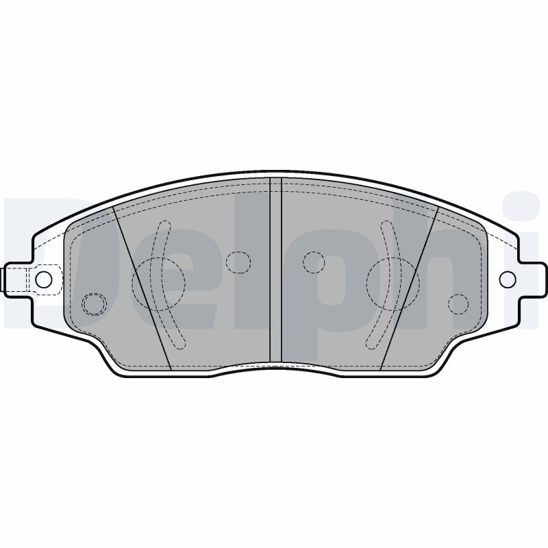 DELPHI LP3192 Kit pastiglie freno, Freno a disco