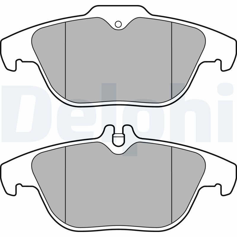 DELPHI LP3288 Kit pastiglie freno, Freno a disco