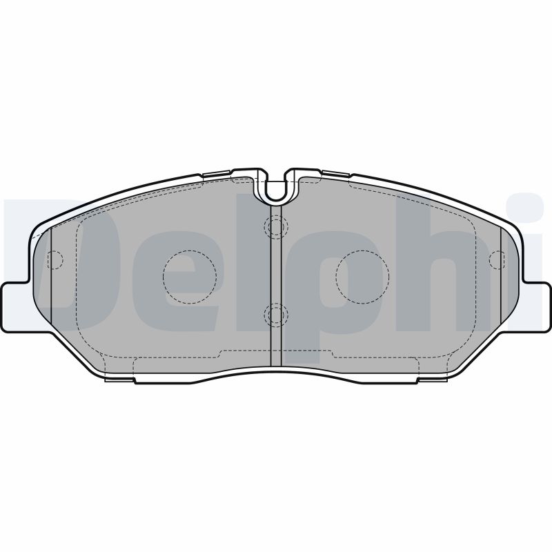 DELPHI LP3294 Kit pastiglie freno, Freno a disco