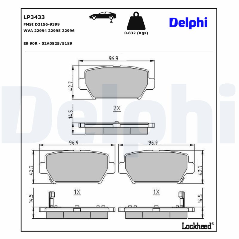 Brake Pad Set, disc brake 2