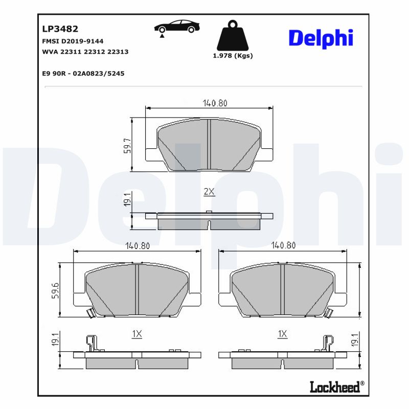 Brake Pad Set, disc brake 2