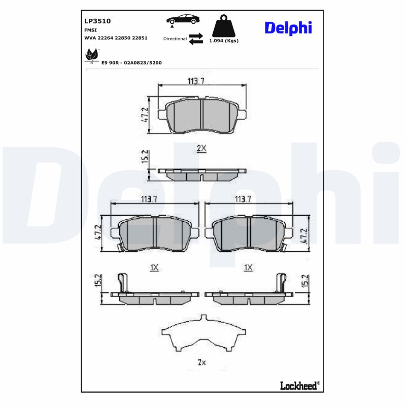 Brake Pad Set, disc brake 2