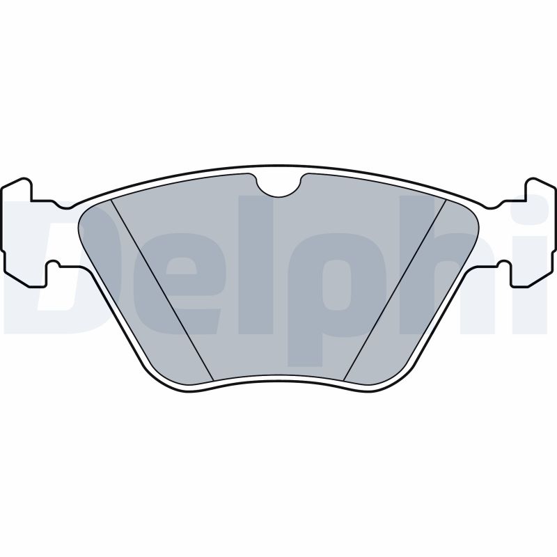 DELPHI LP3517 Kit pastiglie freno, Freno a disco