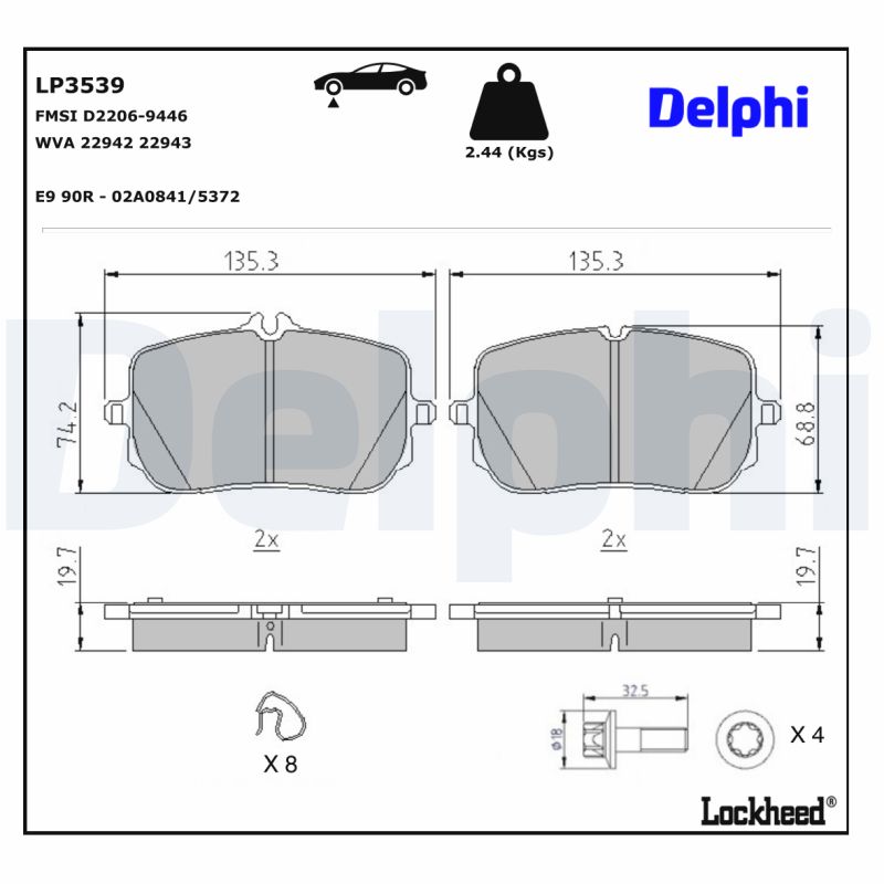 Brake Pad Set, disc brake 2