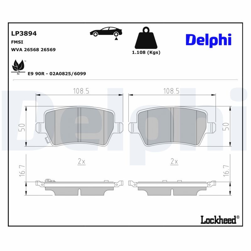Brake Pad Set, disc brake