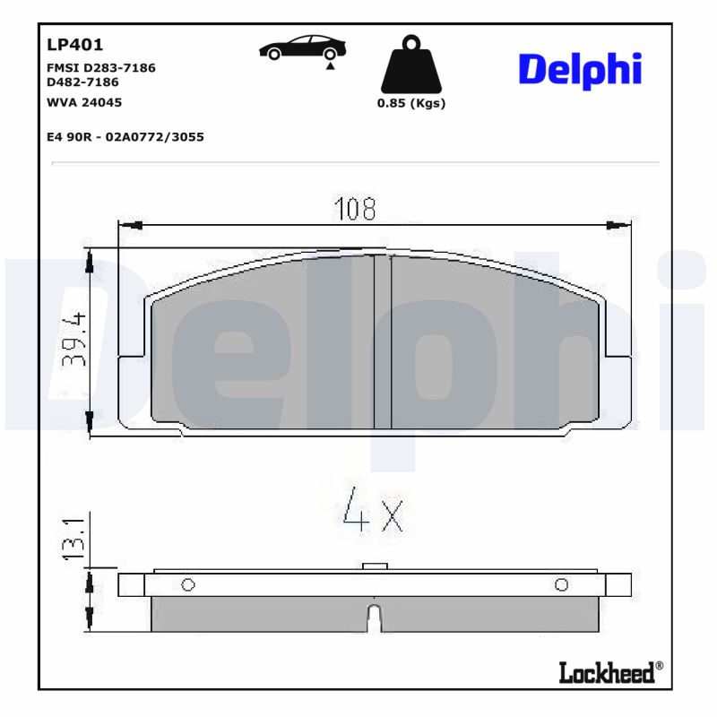 Brake Pad Set, disc brake 2