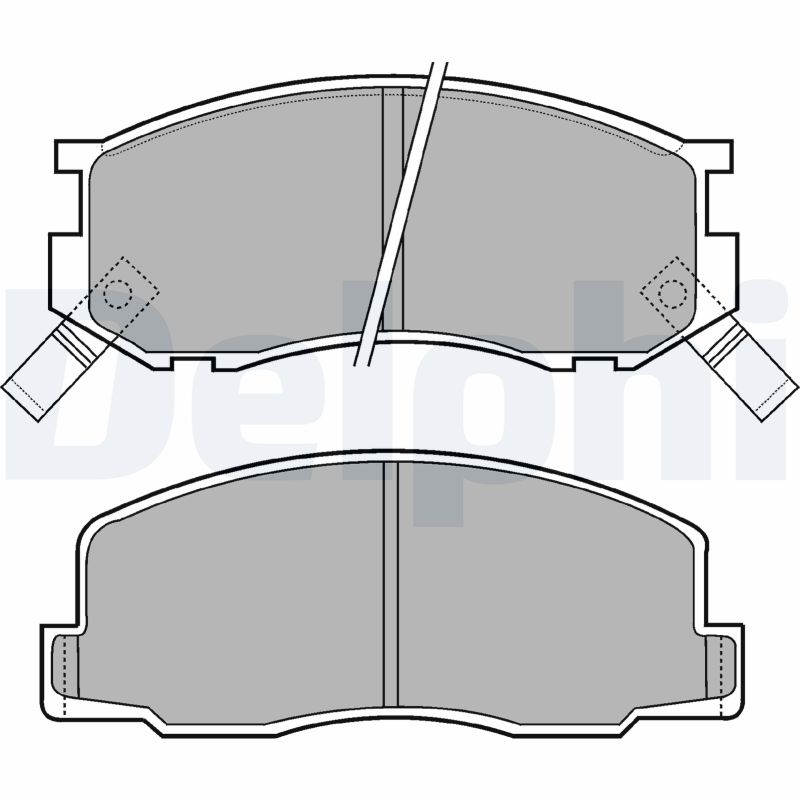 DELPHI LP409 Sada brzdových...