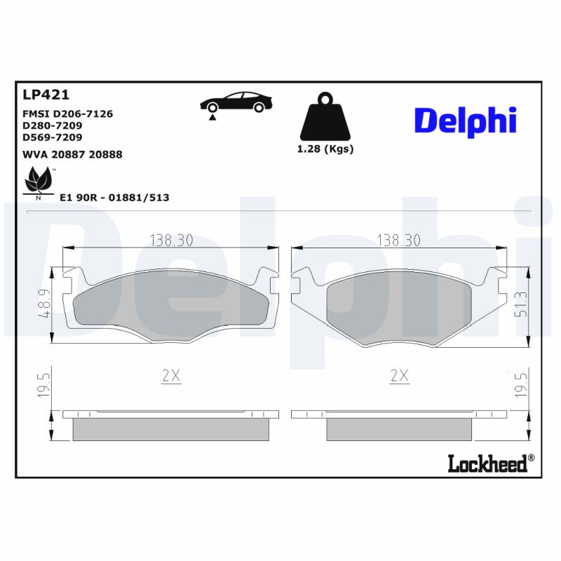 Brake Pad Set, disc brake 2