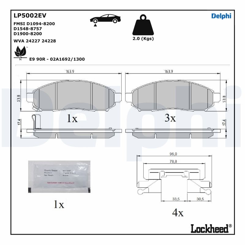 DELPHI LP5002EV Kit...