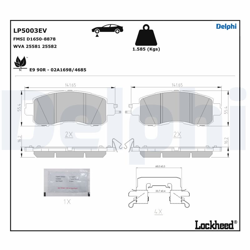 DELPHI LP5003EV Kit...