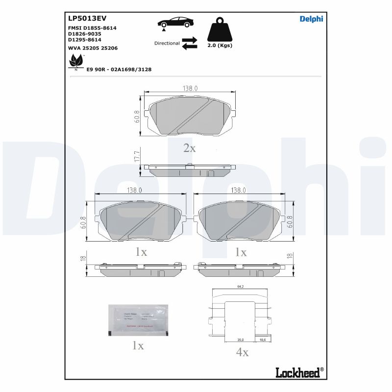 DELPHI LP5013EV Kit...