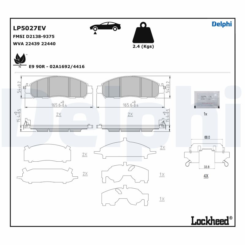 DELPHI LP5027EV Kit...