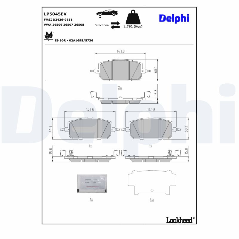 DELPHI LP5045EV Kit...
