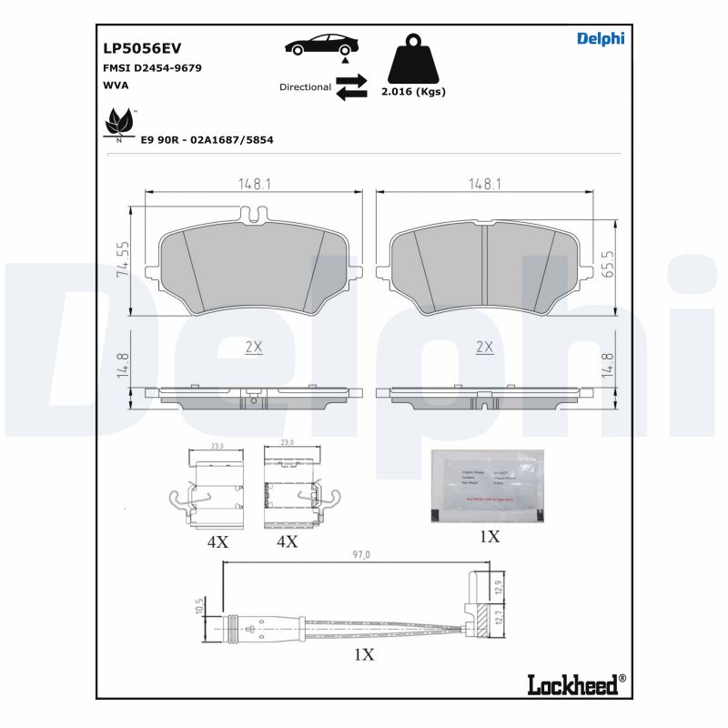 DELPHI LP5056EV Kit...