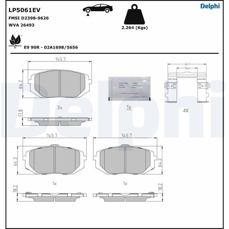 DELPHI LP5061EV комплект...