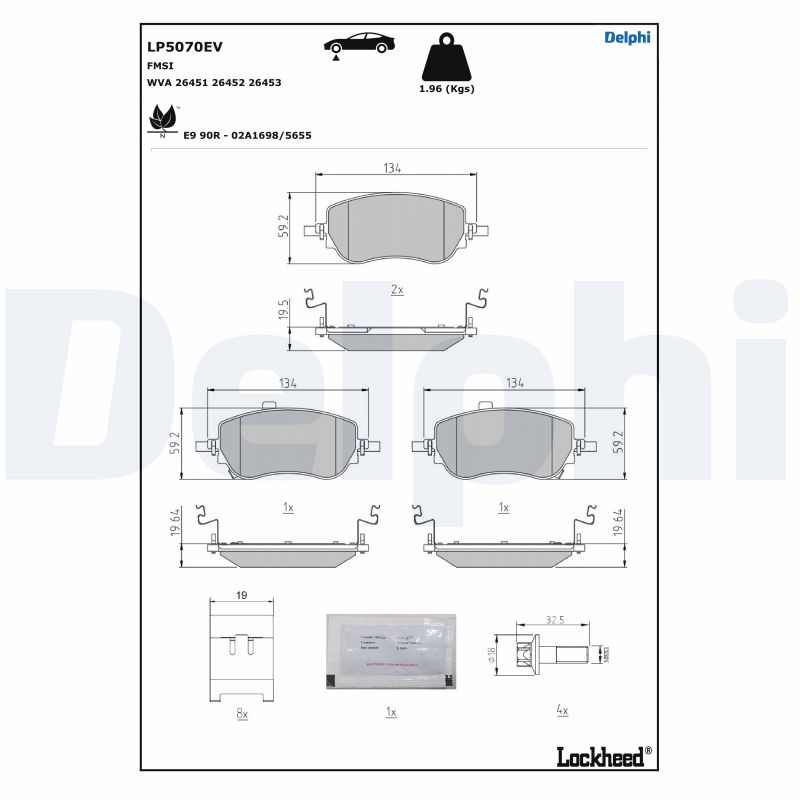 DELPHI LP5070EV Kit...