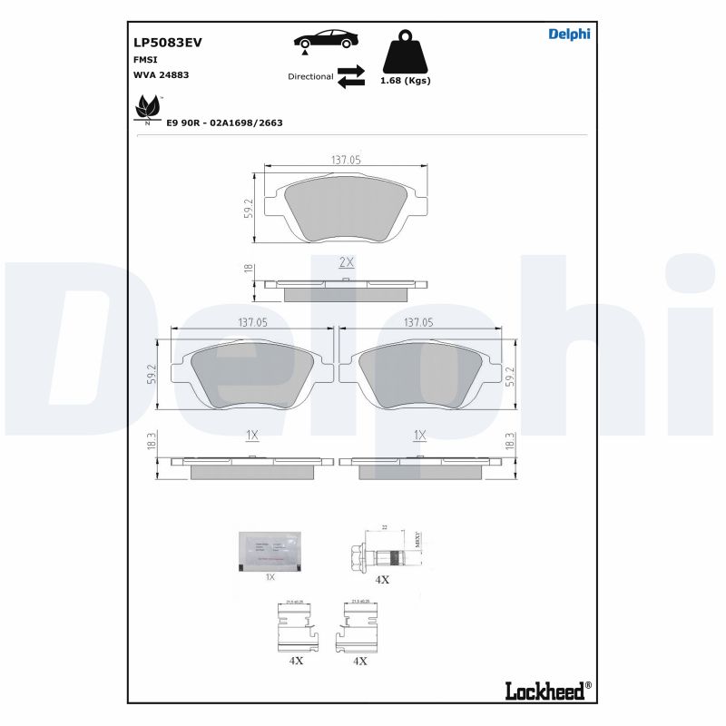 DELPHI LP5083EV Kit...