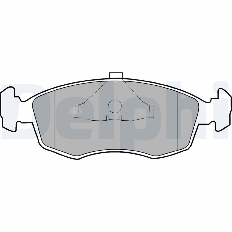 DELPHI LP587 Kit pastiglie freno, Freno a disco