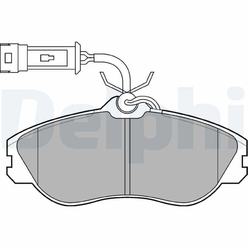 DELPHI LP706 Sada brzdových...