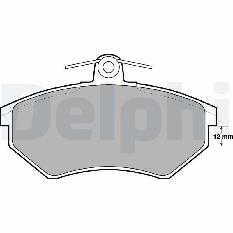 DELPHI LP778 Kit pastiglie freno, Freno a disco