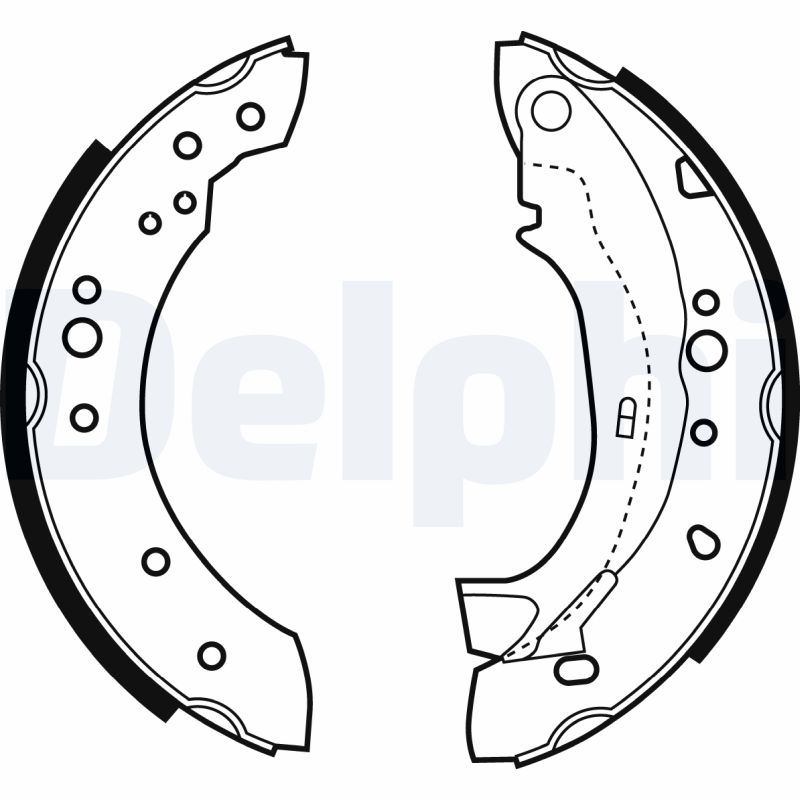 DELPHI LS1921 Set saboti frana