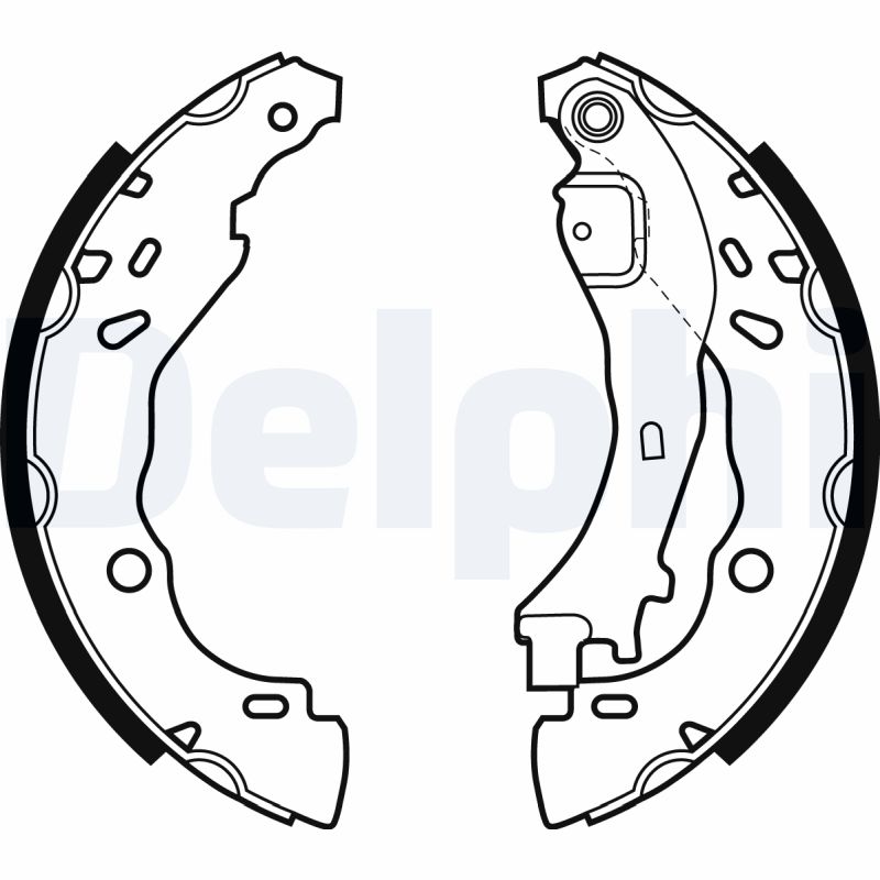 DELPHI LS1975 Kit ganasce freno