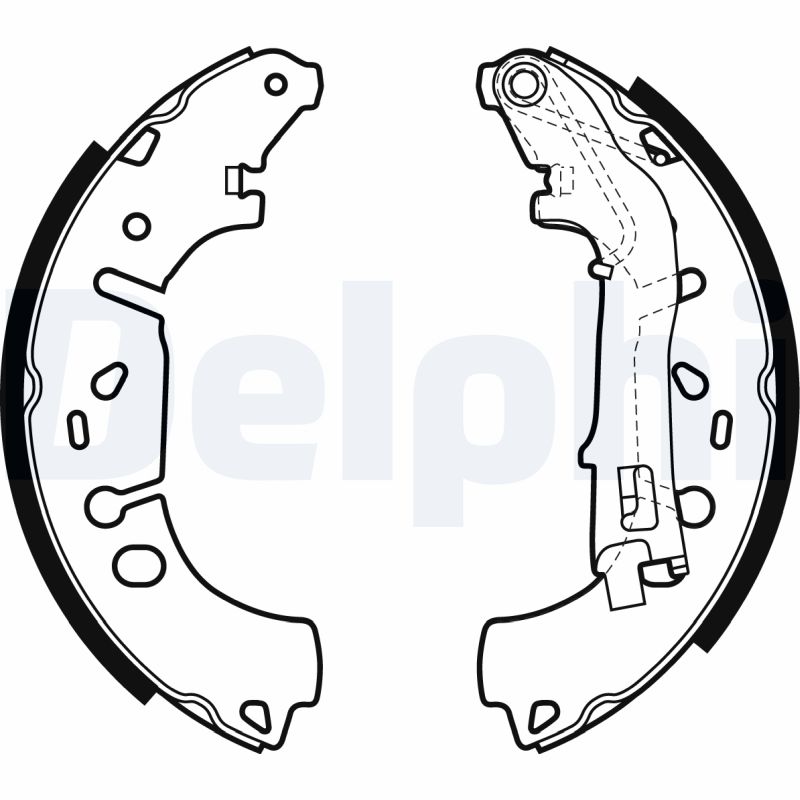 DELPHI LS1981 Kit ganasce freno-Kit ganasce freno-Ricambi Euro